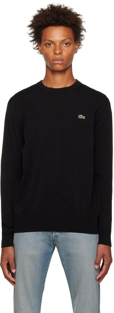 商品Lacoste|Black Classic Sweater,价格¥360,第1张图片