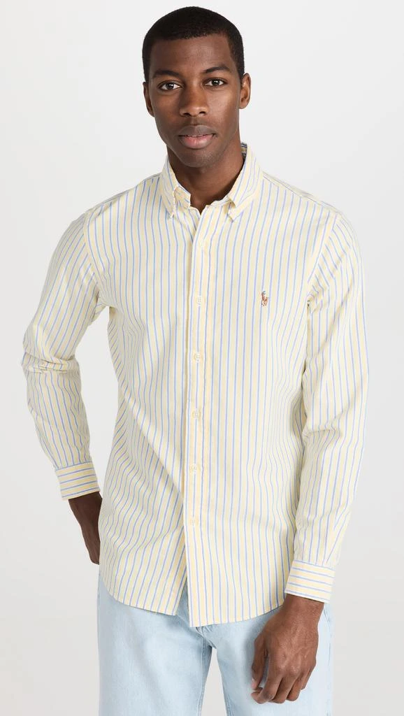 商品Ralph Lauren|Polo Ralph Lauren Oxford Long Sleeve Sport Shirt,价格¥907,第2张图片详细描述