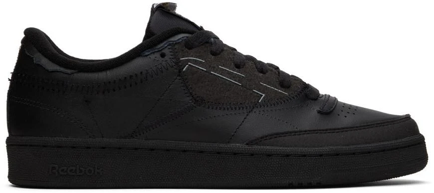 商品MAISON MARGIELA|Black Reebok Edition Club C 'Memory Of Shoes' Sneakers,价格¥964,第1张图片