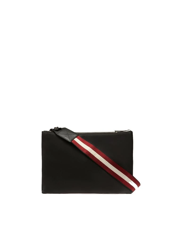 商品Bally|NEW Bally Fharvey Men's 6231812 Black Nylon Cross Body Bag MSRP,价格¥2077,第2张图片详细描述