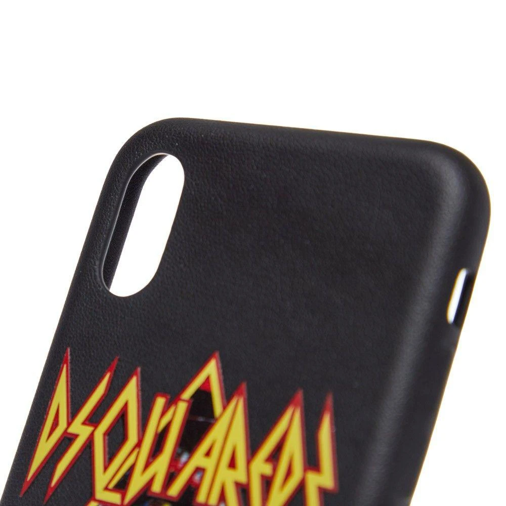 商品DSQUARED2|Iphonex Cover - Black Graphic,价格¥167,第3张图片详细描述