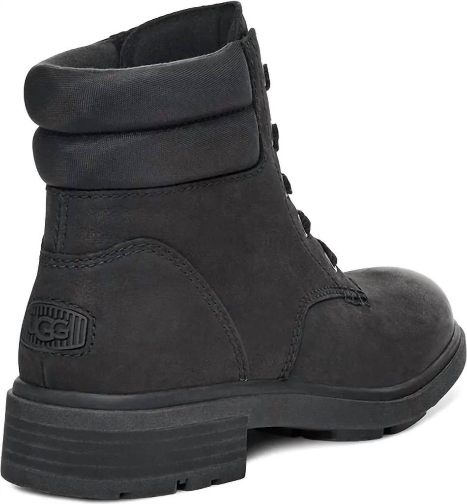 商品UGG|W Harrison Lace Boot in Black,价格¥890,第5张图片详细描述