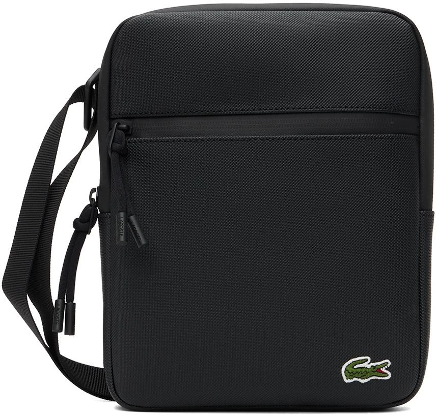 商品Lacoste|Black Zip Crossbody Bag,价格¥740,第1张图片