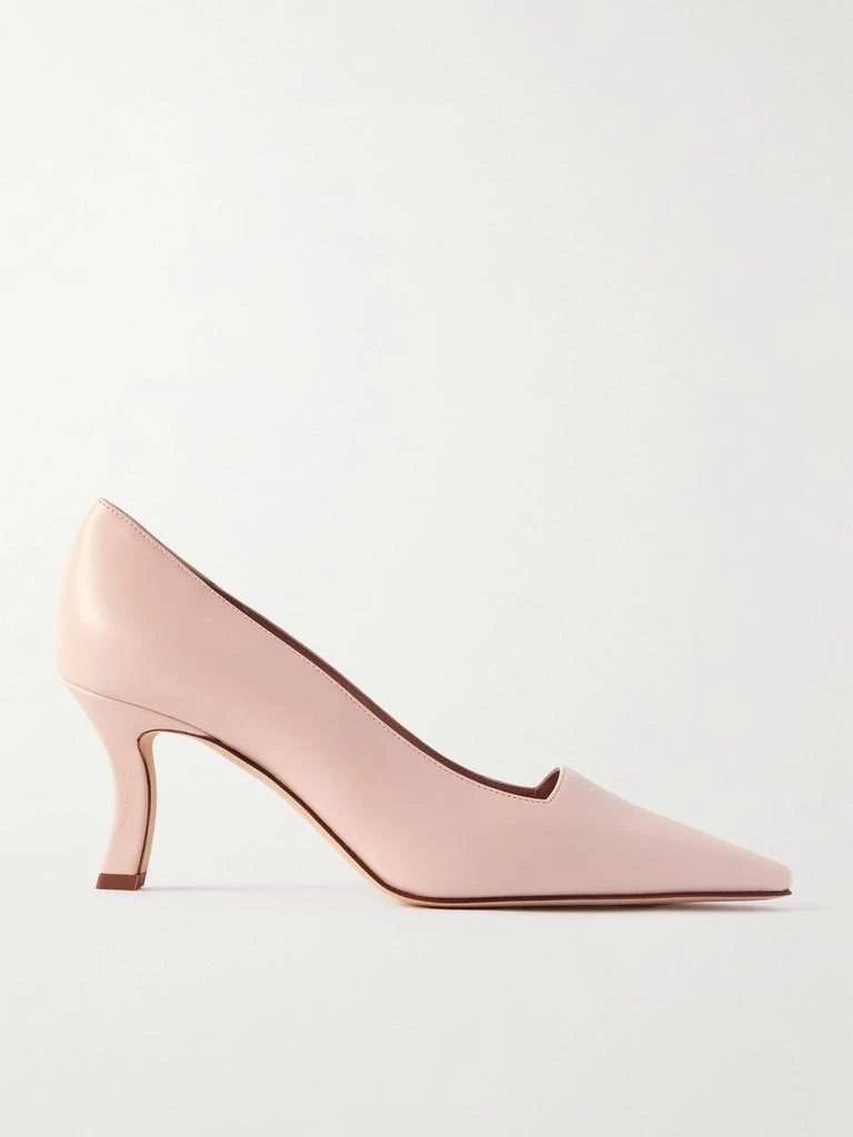 商品Manolo Blahnik|Moiralo 70 皮革高跟鞋  - IT36,价格¥7036,第1张图片