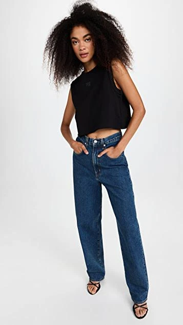 商品Alexander Wang|基本款平纹针织健美 T 恤,价格¥397,第4张图片详细描述
