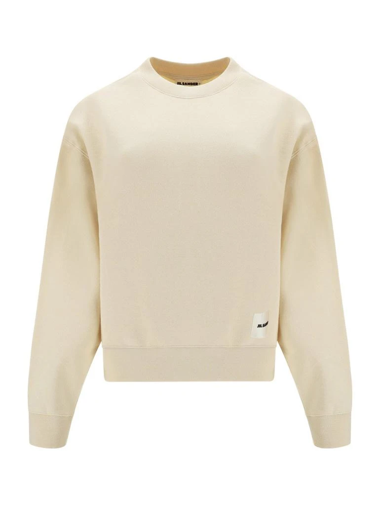 商品Jil Sander|Jil Sander Logo-Patch Straight Hem Sweatshirt,价格¥1878,第1张图片