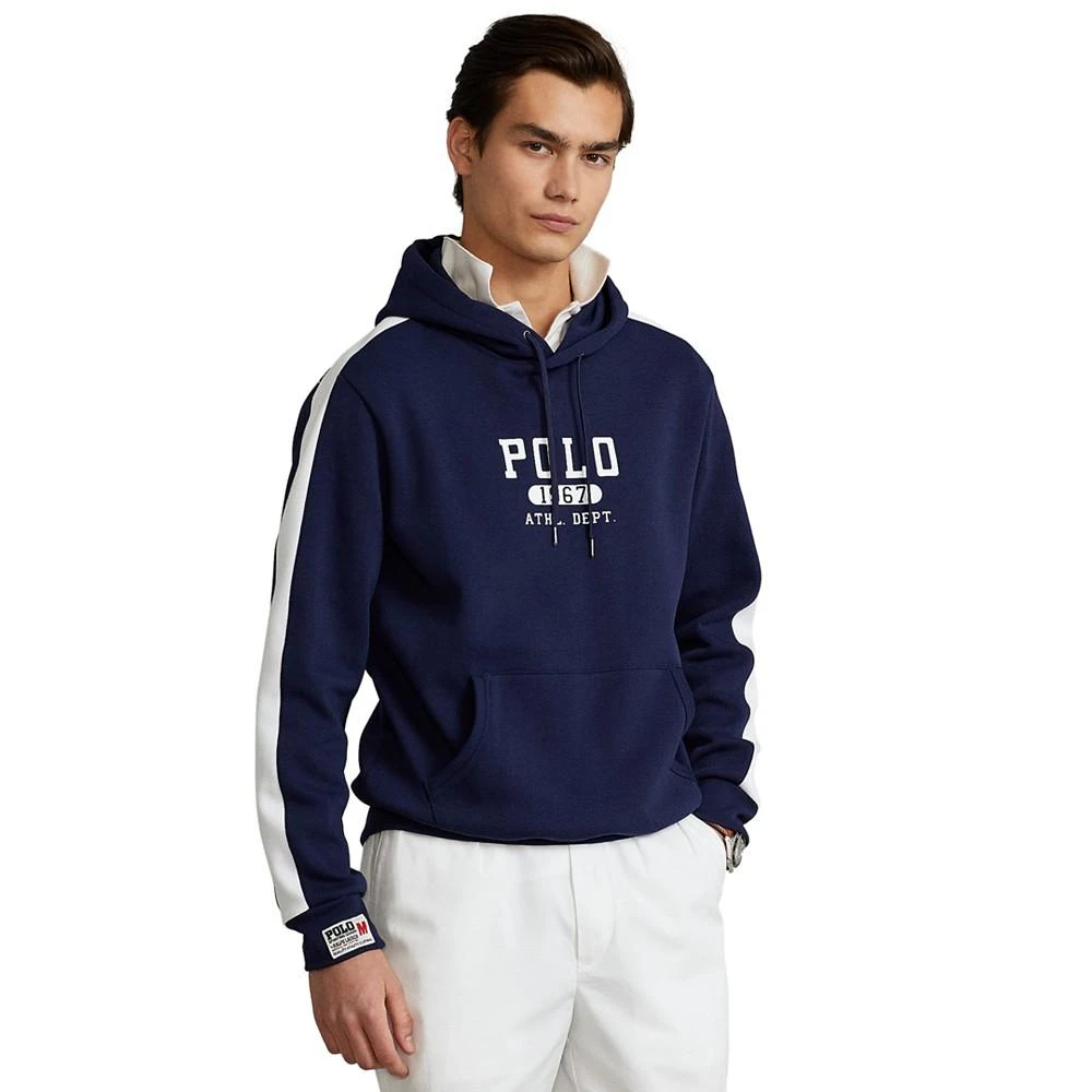 商品Ralph Lauren|Men's Logo Double-Knit Hoodie,价格¥379,第1张图片