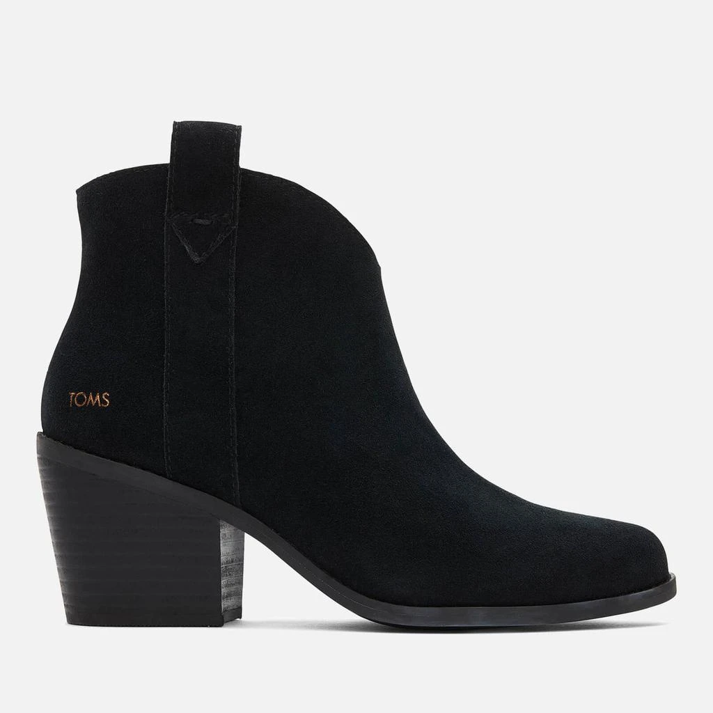 商品TOMS|TOMS Women's Constance Suede Western Boots,价格¥452,第1张图片