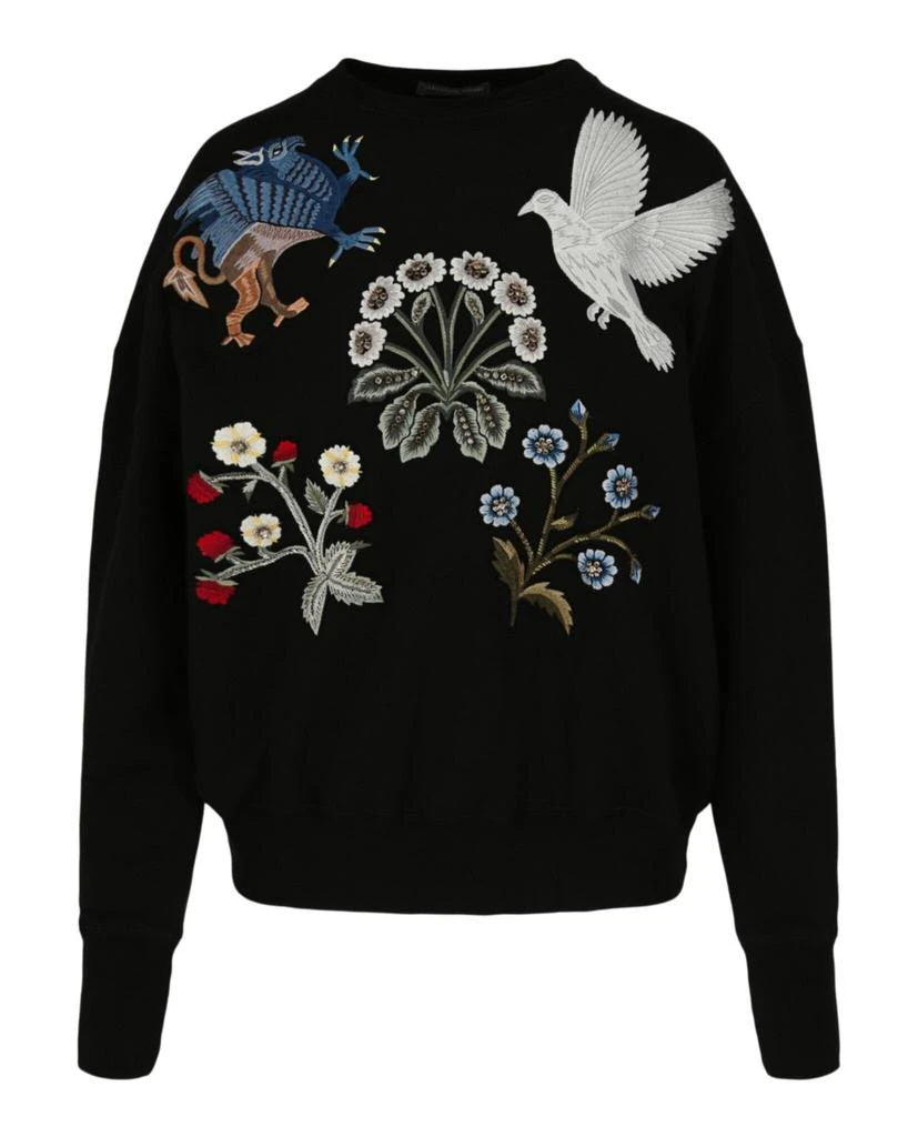 商品Alexander McQueen|Medieval Cotton Sweatshirt,价格¥2621,第1张图片