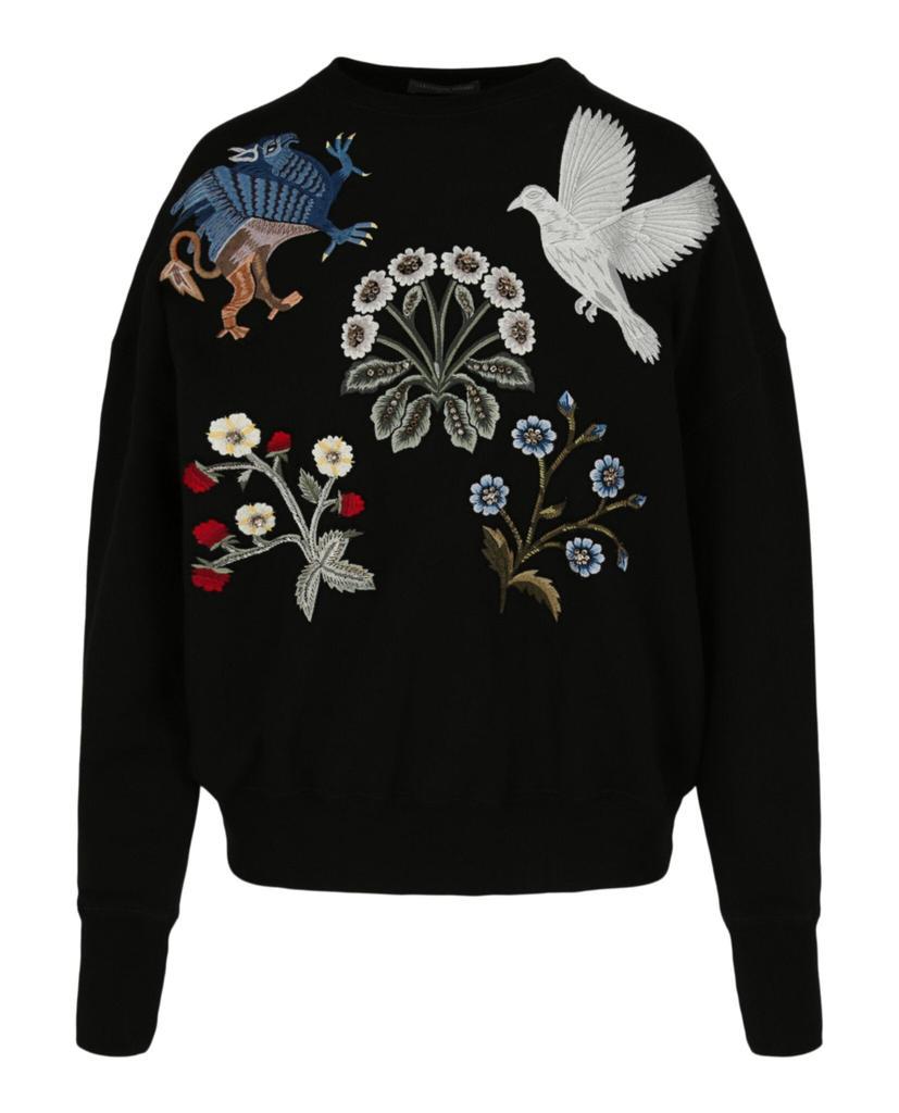 商品Alexander McQueen|Medieval Cotton Sweatshirt,价格¥2424,第1张图片