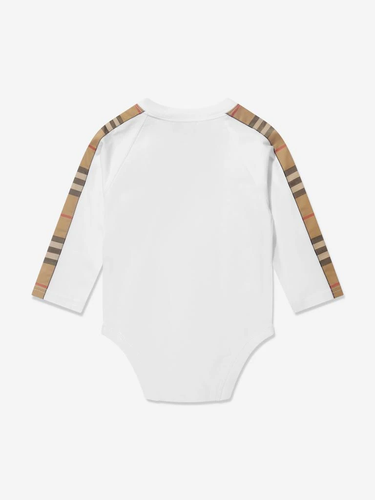 商品Burberry|Baby Long Sleeve Rumi Bodysuit In White,价格¥1147,第2张图片详细描述