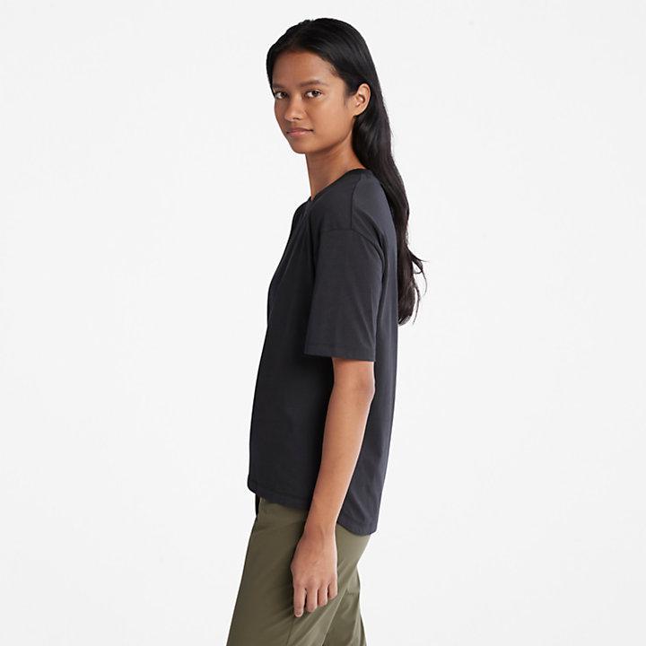 商品Timberland|Classic Crew T-Shirt for Women in Black,价格¥231,第6张图片详细描述
