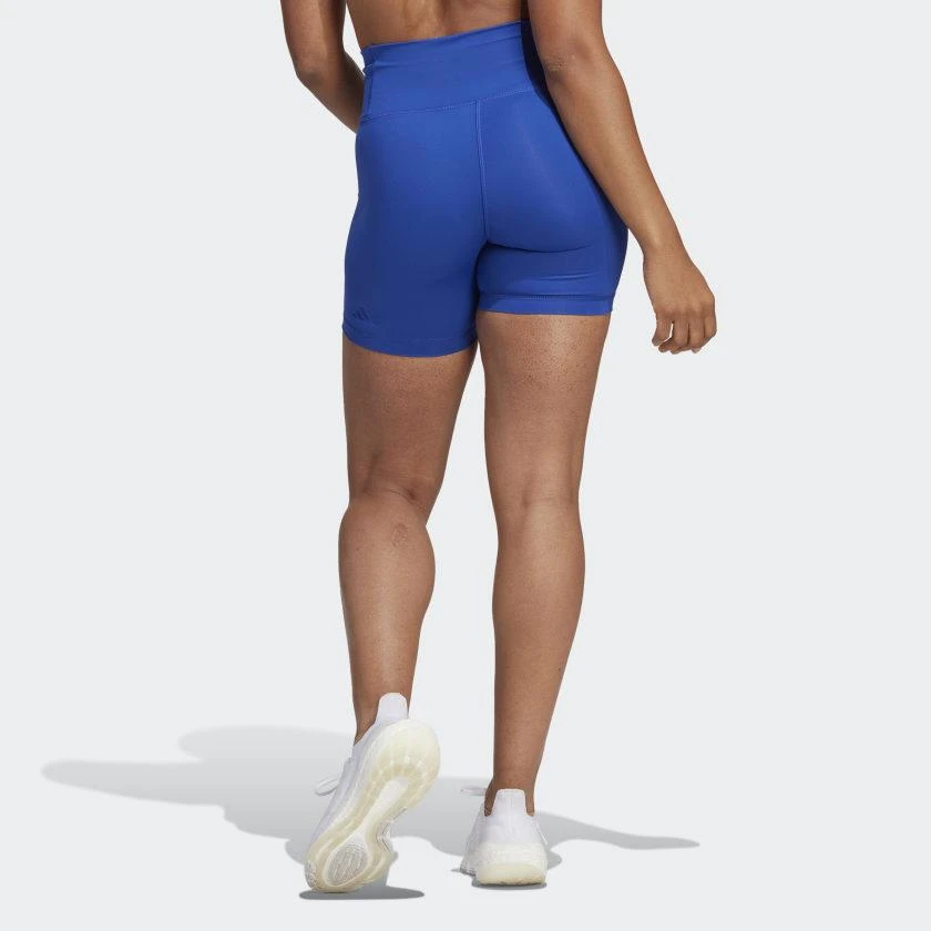 商品Adidas|Women's adidas Optime Hyperbright Training High-Rise Short Tights,价格¥223,第4张图片详细描述