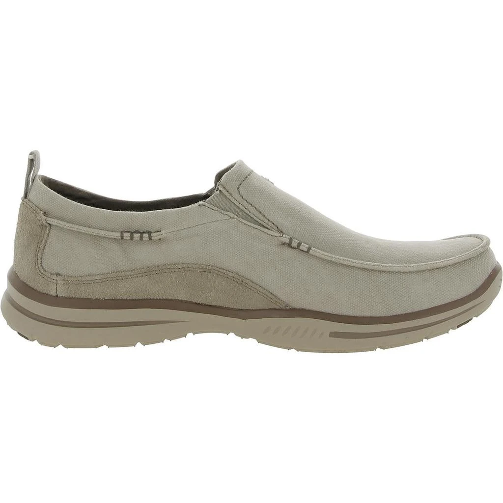 商品SKECHERS|Elected Drigo Mens Canvas Memory Foam Loafers,价格¥337,第2张图片详细描述