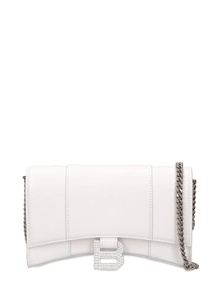 商品Balenciaga|Hourglass Leather Chain Wallet,价格¥15853,第1张图片