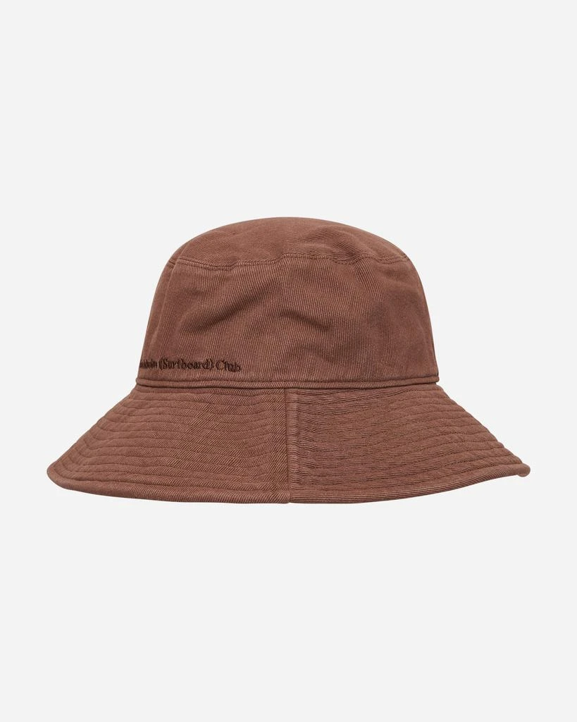 商品Stockholm (Surfboard) Club|Embroidered Logo Bucket Hat Brown,价格¥276,第3张图片详细描述