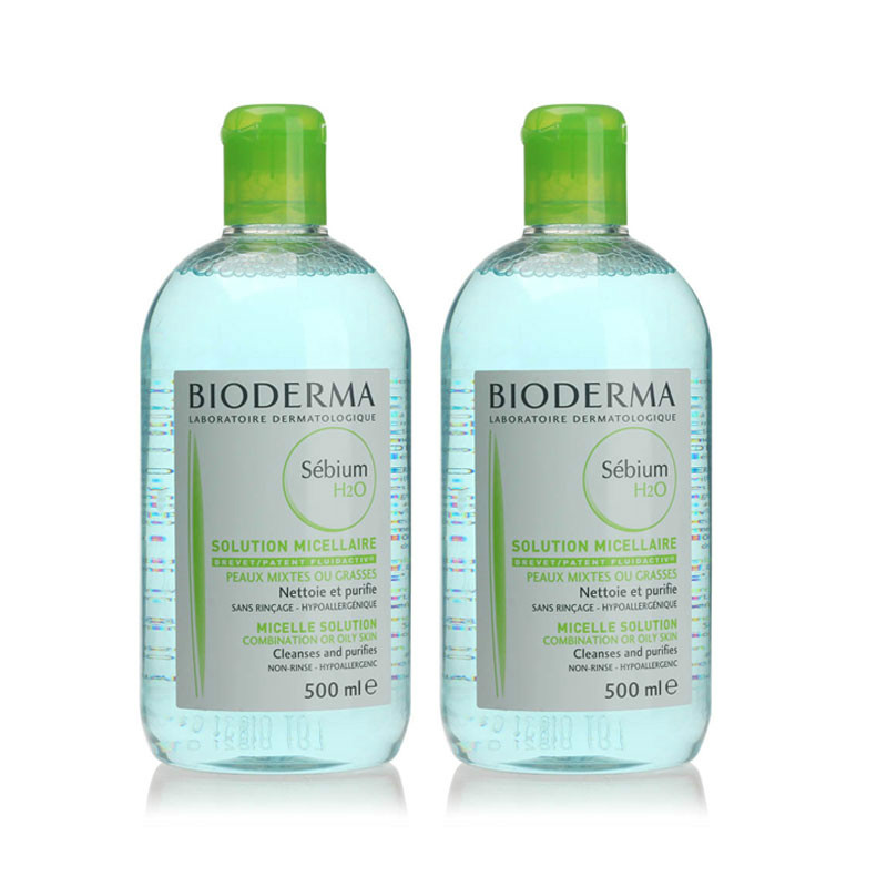 【2件包邮装】BIODERMA贝德玛 净妍洁肤卸妆水（蓝水）500ml*2商品第1张图片规格展示