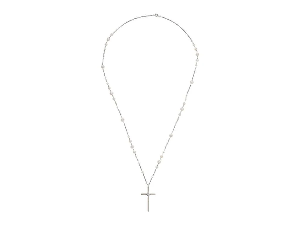 商品Chan Luu|Pearl and Cross Pendent Necklace,价格¥763,第2张图片详细描述