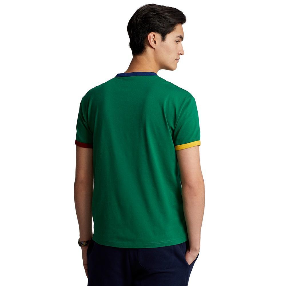 商品Ralph Lauren|Men's Classic-Fit Jersey Crewneck T-Shirt,价格¥287,第4张图片详细描述