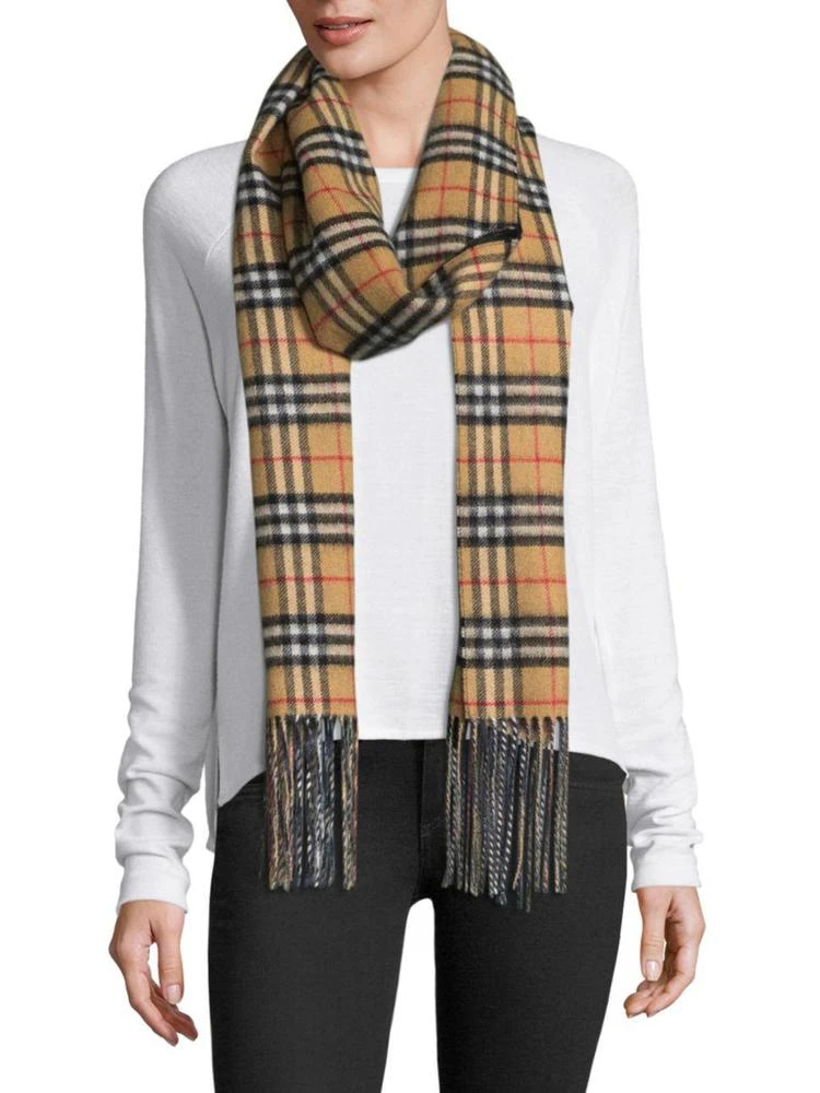 商品Burberry|双面羊绒围巾,价格¥5900,第1张图片