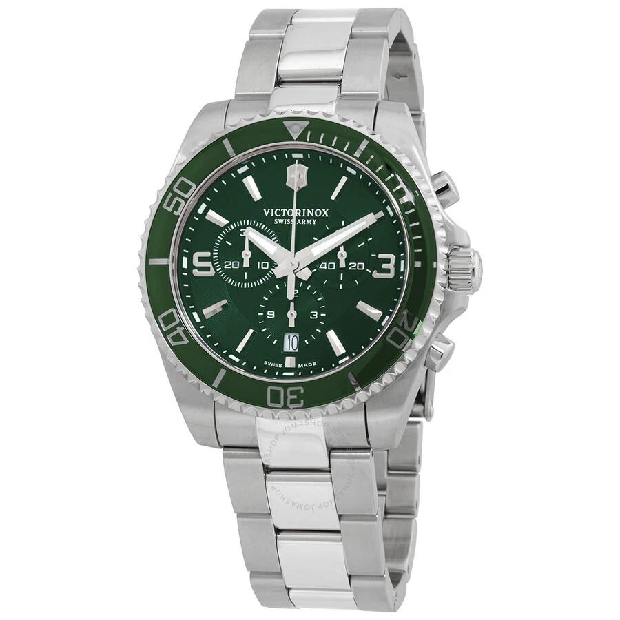 商品Victorinox|Maverick Quartz Green Dial Men's Watch 241946,价格¥3202,第1张图片