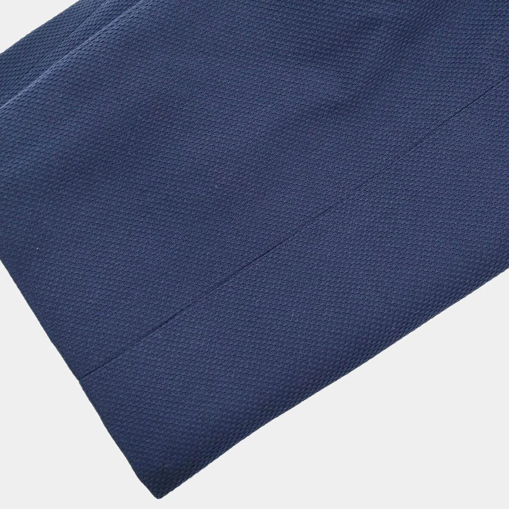 Chanel Navy Blue Collarless Jacket Skirt Suit Set Size 38 商品