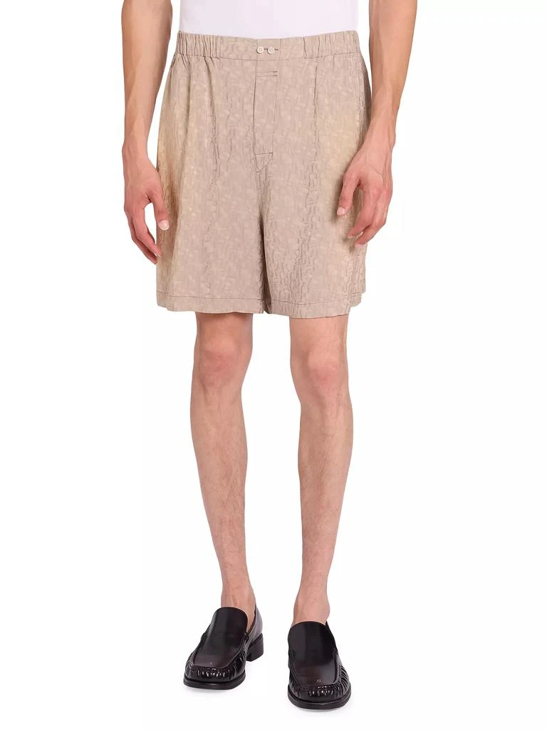 商品Acne Studios|Ruxer Monogram Jacquard Shorts,价格¥3730,第3张图片详细描述