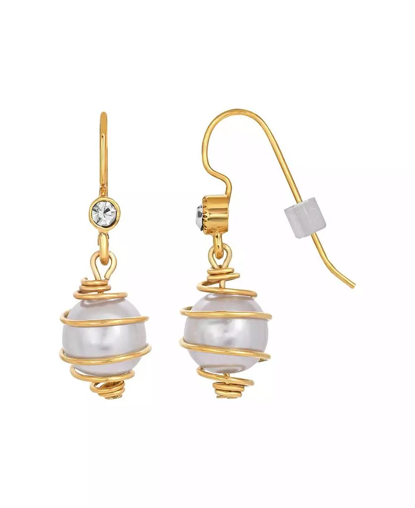 商品2028|Imitation Pearl Wire Wrapped Drop Earring,价格¥231,第1张图片