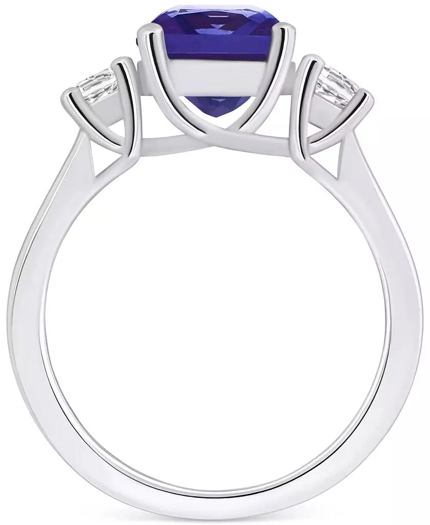 商品Macy's|Tanzanite (2-1/3 ct. t.w.) & Diamond (1/3 ct. t.w.) Cushion Ring in 14k Gold,价格¥24941,第3张图片详细描述