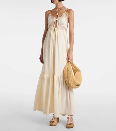 商品Jimmy Choo|Theia 100皮革草编坡跟鞋,价格¥8346,第3张图片详细描述