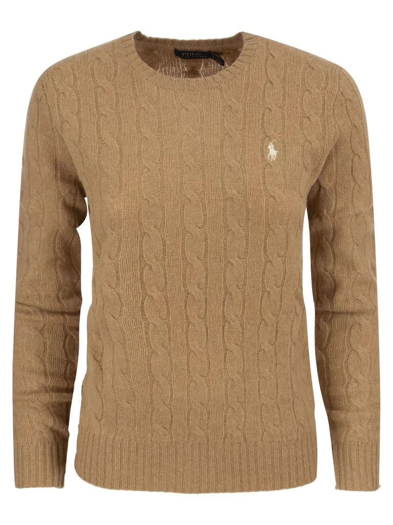 商品Ralph Lauren|Plaited Wool And Cashmere Crew,价格¥1594,第1张图片