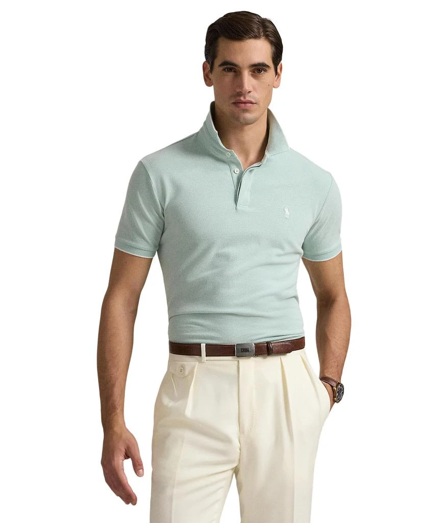 商品Ralph Lauren|Custom Slim Fit Stretch Oxford Mesh Polo,价格¥864,第1张图片