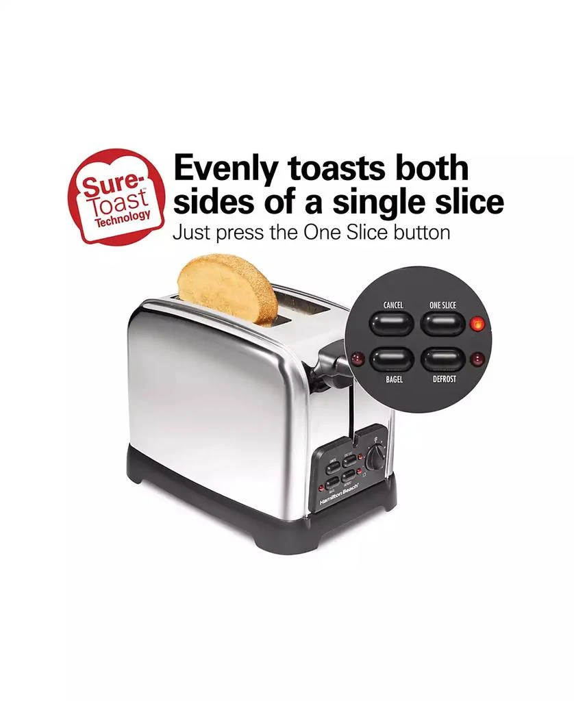 Classic Stainless Steel 2 Slice Toaster - 22782 商品