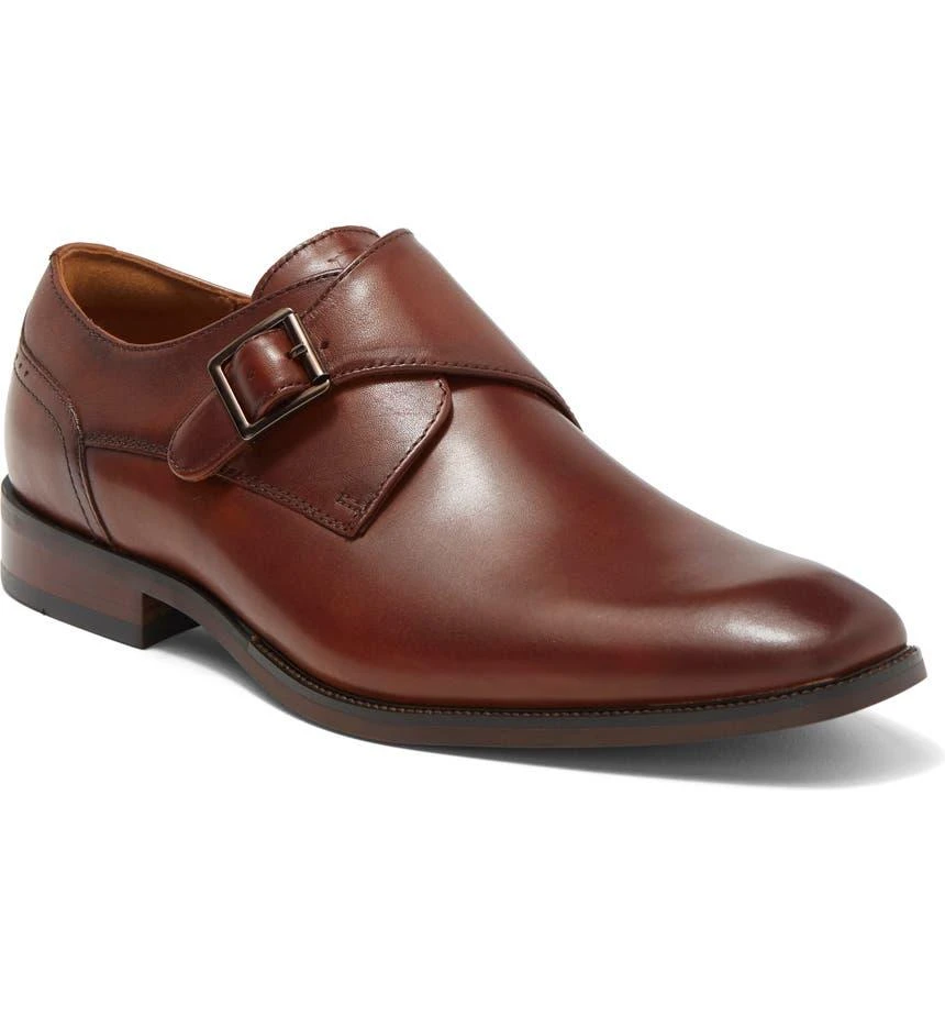 商品Florsheim|Ravello Leather Monk Strap Shoe,价格¥691,第1张图片