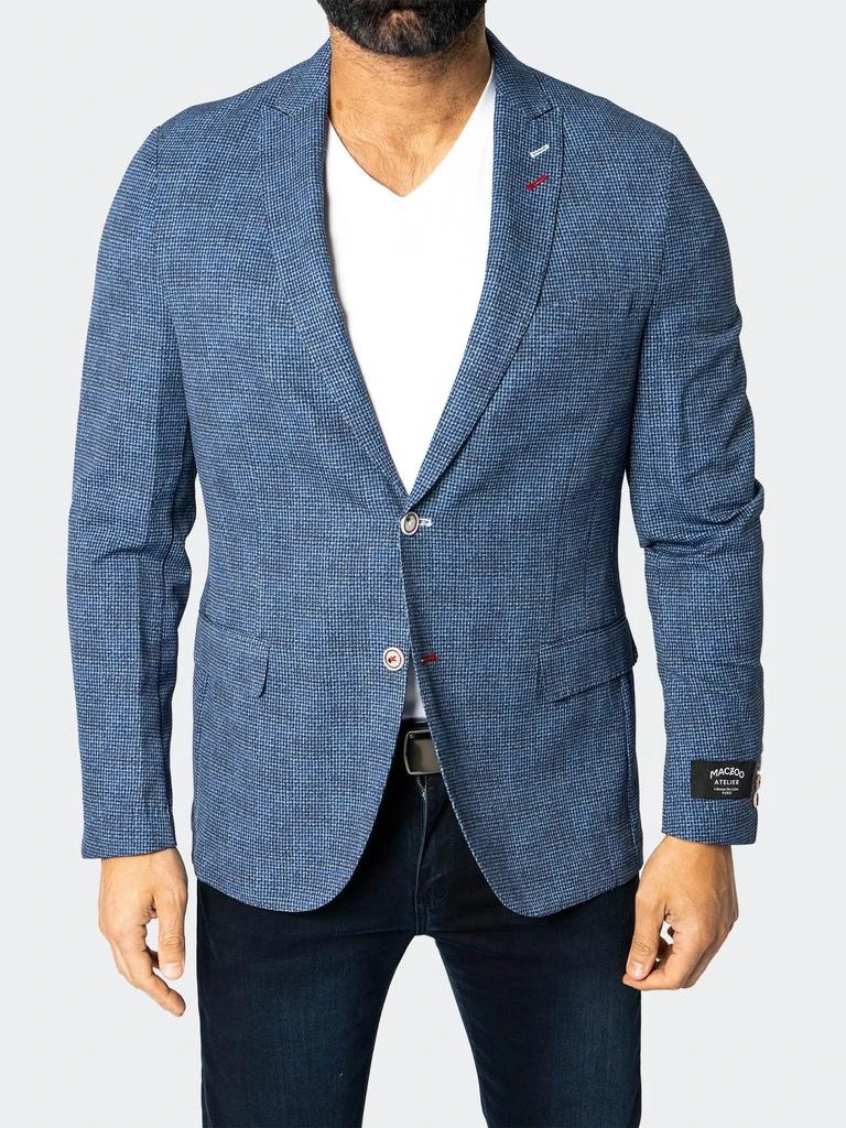 商品Maceoo|Blazer Unconstructed Descartes Static Blue,价格¥2746,第1张图片