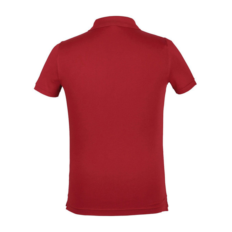 Burberry 博柏利 男士红色纯棉POLO衫 3904560商品第4张图片规格展示