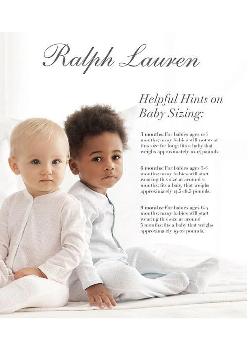 商品Ralph Lauren|Lauren Childrenswear Baby Girls Striped Cotton Coverall,价格¥297,第4张图片详细描述