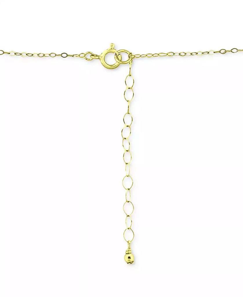 商品Giani Bernini|Cubic Zirconia Solitaire & Polished Cross Pendant Necklace in 18k Gold-Plated Sterling Silver, Created for Macy's,价格¥420,第4张图片详细描述