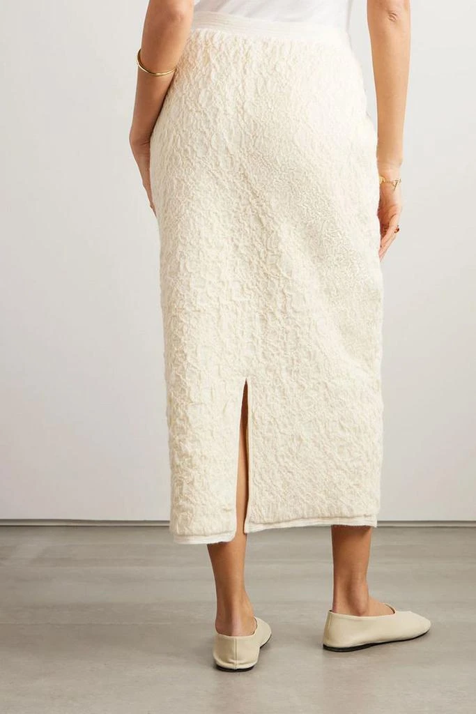 商品LAUREN MANOOGIAN|Stretch-alpaca cloqué midi skirt,价格¥1697,第3张图片详细描述