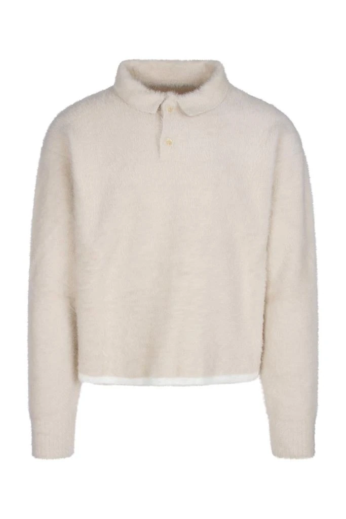 商品Jacquemus|Jacquemus Neve Long Sleeve Polo Shirt,价格¥1880,第1张图片