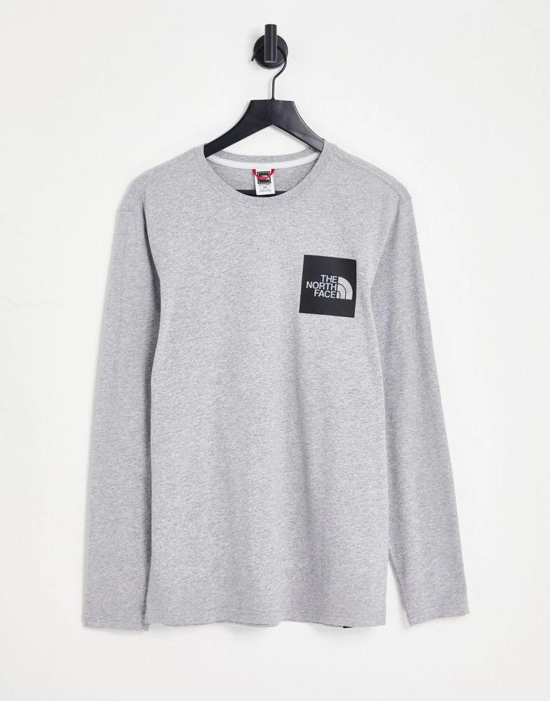 商品The North Face|The North Face Fine long sleeve t-shirt in grey,价格¥233,第1张图片