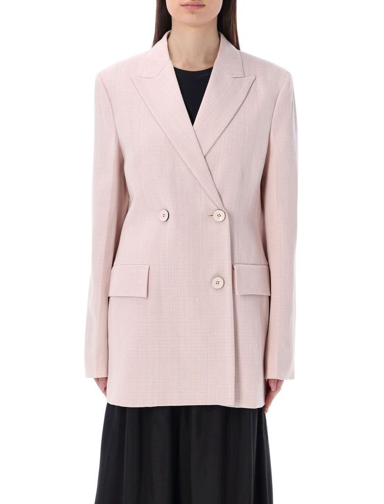 商品Jil Sander|Jil Sander Double-Breasted Long-Sleeved Blazer,价格¥8327-¥11326,第1张图片