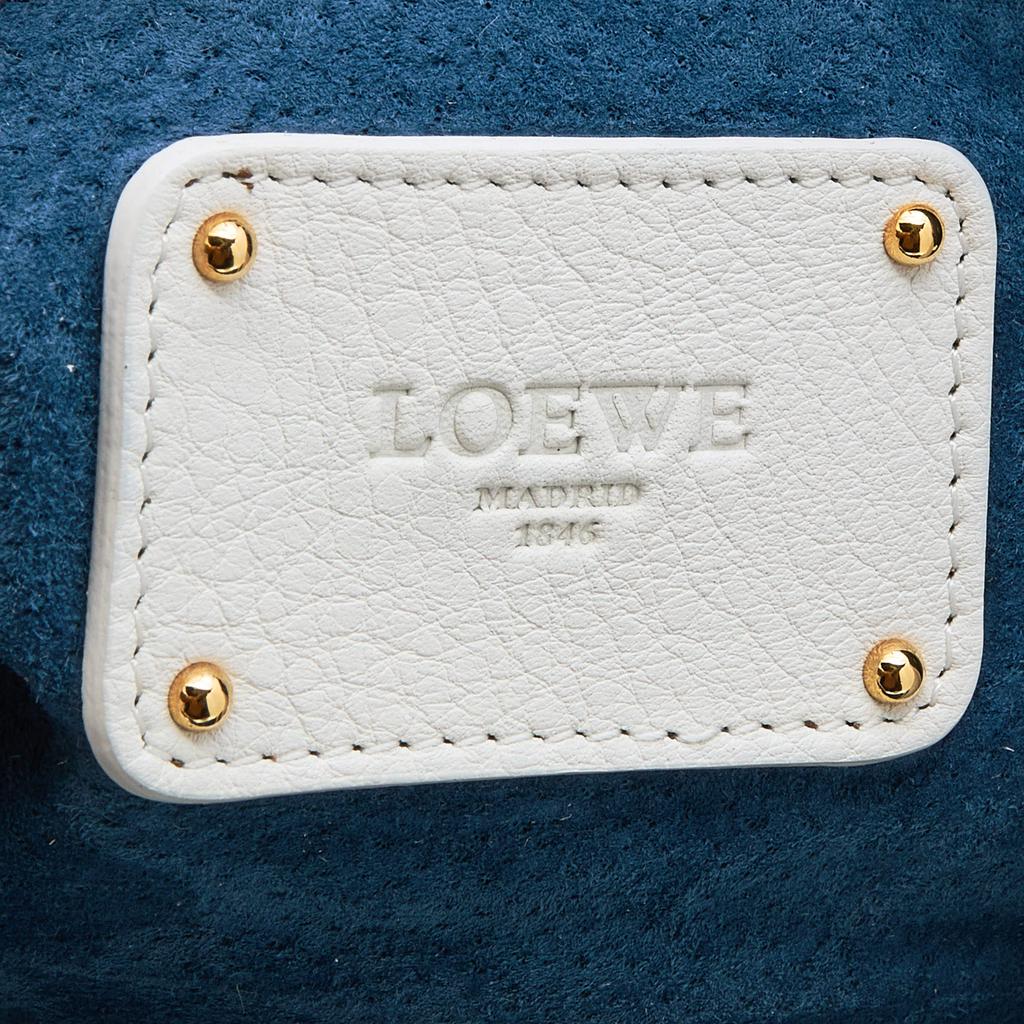 Loewe White Leather Calle Hobo商品第9张图片规格展示