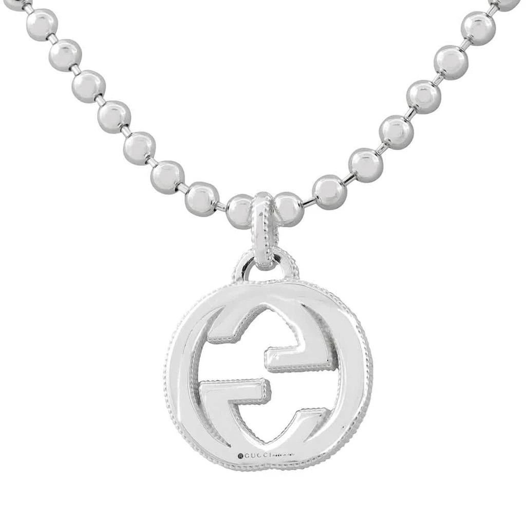 商品Gucci|Interlocking G necklace in silver,价格¥2316,第2张图片详细描述