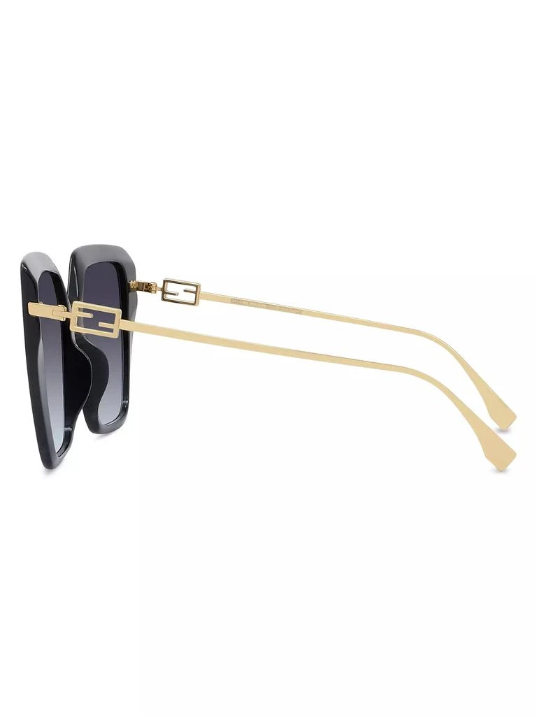 商品Fendi|55MM Logo Butterfly Sunglasses,价格¥3313,第4张图片详细描述