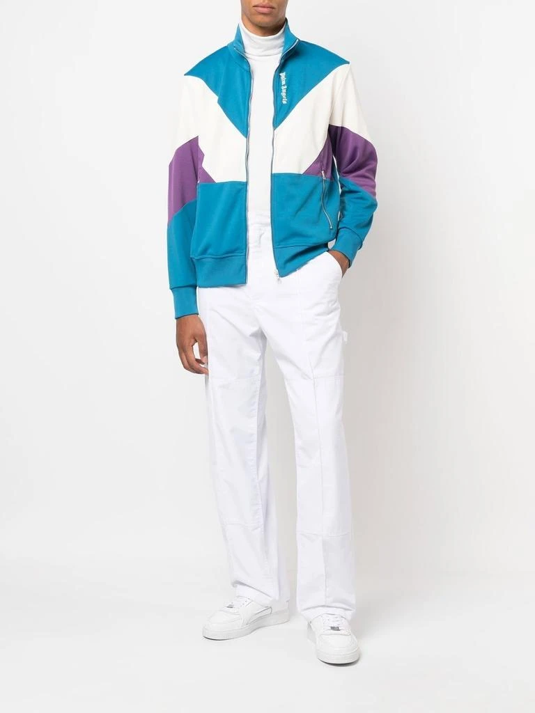 商品Palm Angels|PALM ANGELS MEN V COLORBLOCK TRACK JACKET,价格¥1358,第3张图片详细描述