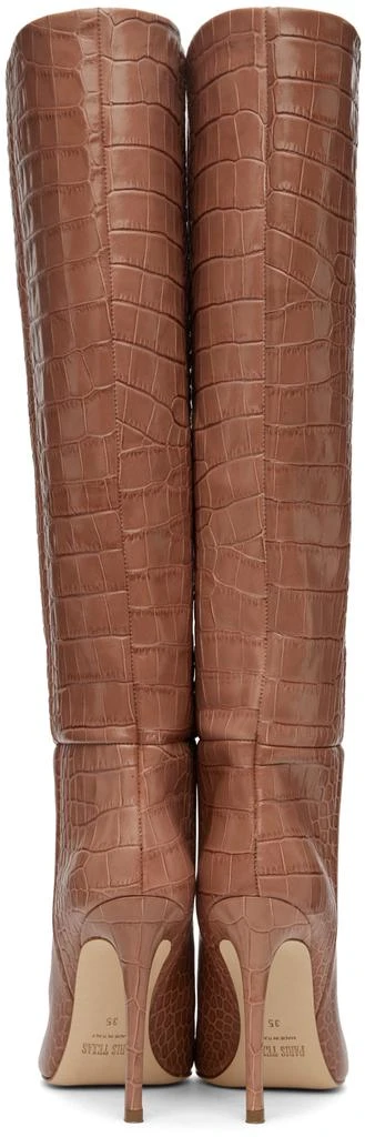 商品Paris Texas|Pink Croc Stiletto Tall Boots,价格¥3219,第2张图片详细描述