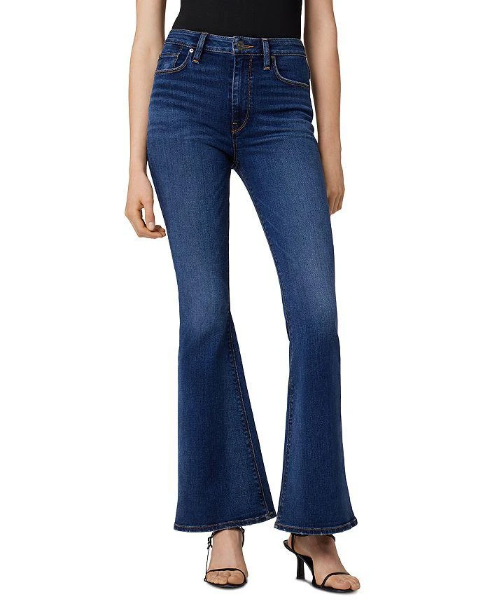 商品Hudson|Holly High Rise Flared Jeans in Part Time,价格¥1125,第1张图片