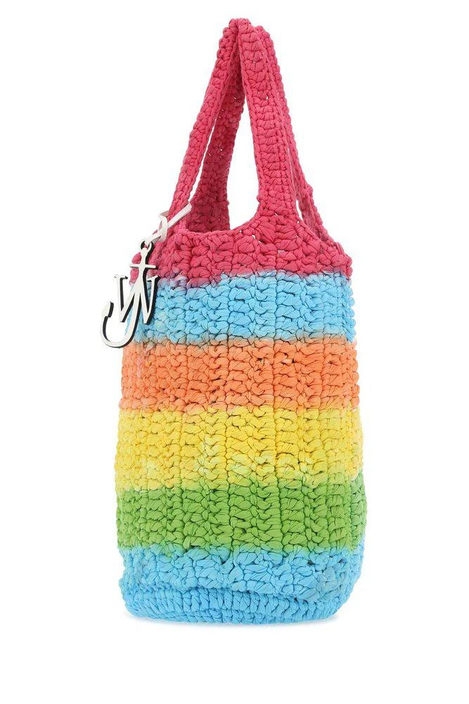 商品JW Anderson|JW Anderson Rainbow Printed Knitted Tote Bag,价格¥1403,第1张图片