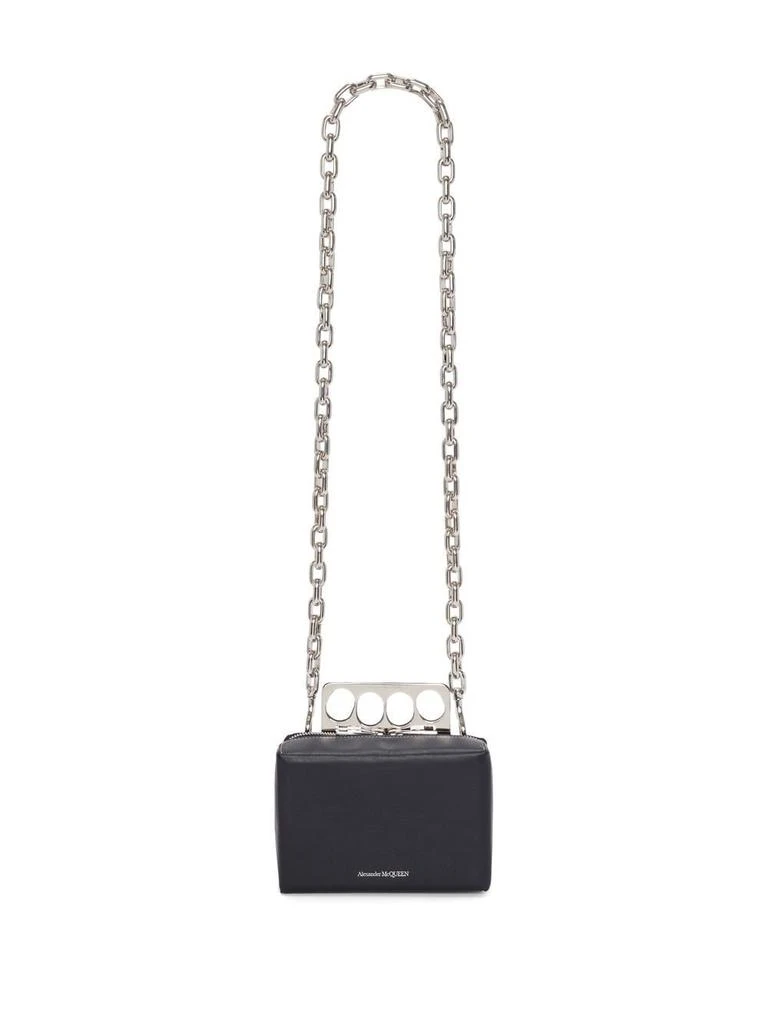 商品Alexander McQueen|ALEXANDER MCQUEEN - Grip Mini Leather Crossbody Bag,价格¥10519,第1张图片